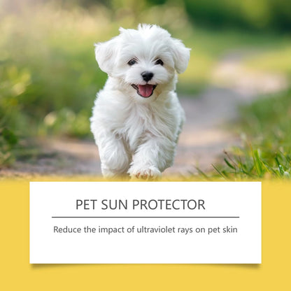Pet Sun Protector Spray Dog UV Protection Moisturizing Zinc-Free Non-Greasy Easy Application Skin Care